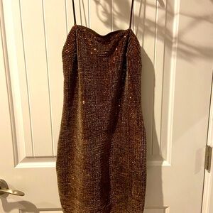 Hollywood glitter dress!